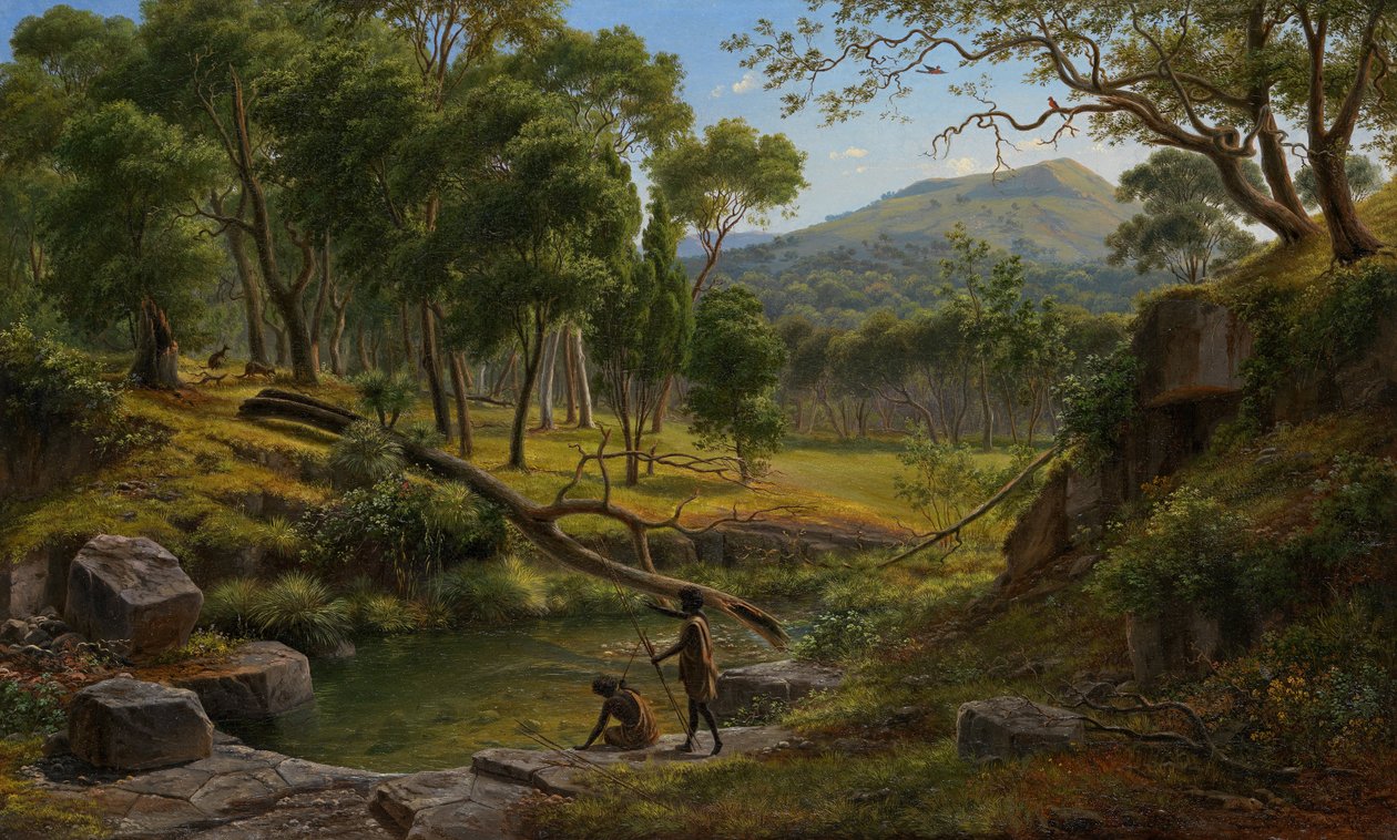 Warrenheip-Hügel bei Ballarat von Eugene von Guérard