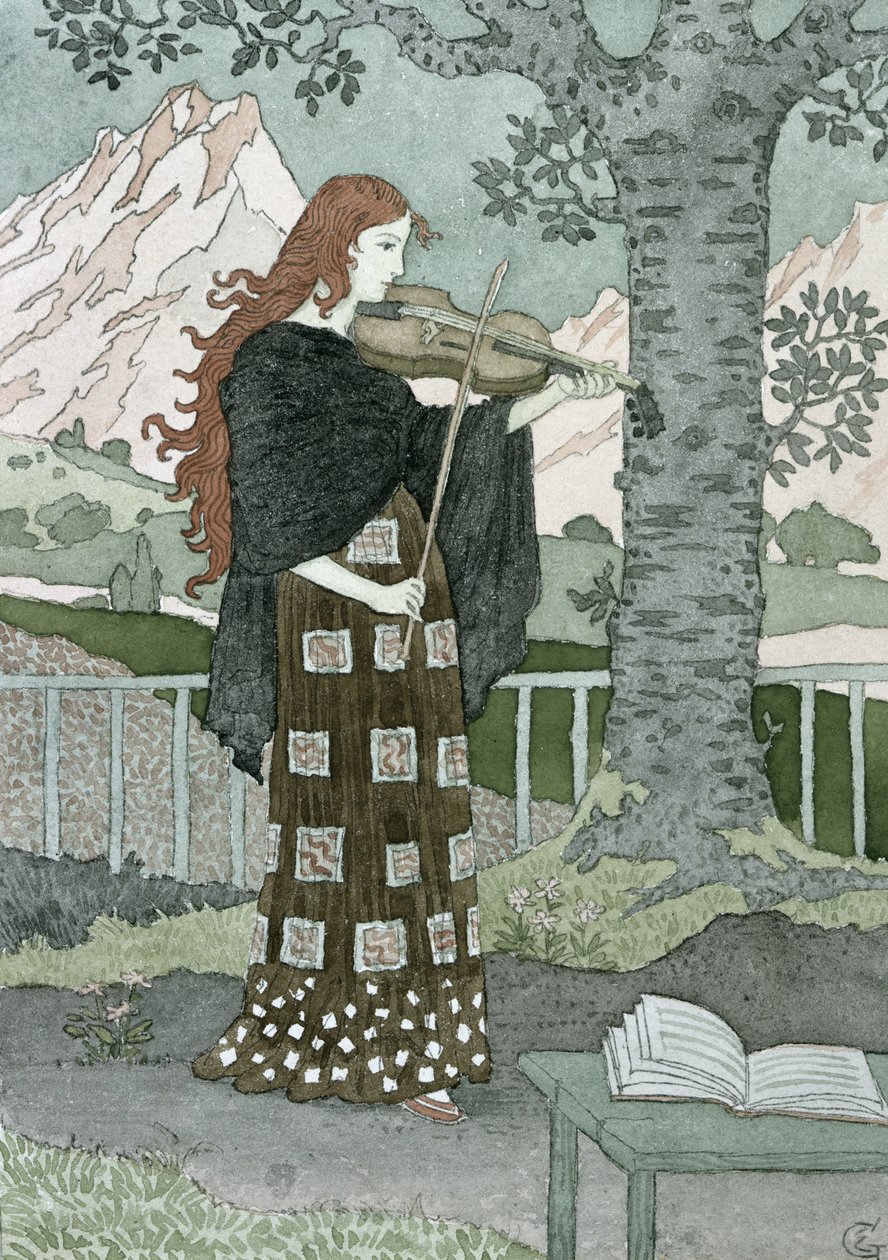 Ein Musiker von Eugene Grasset
