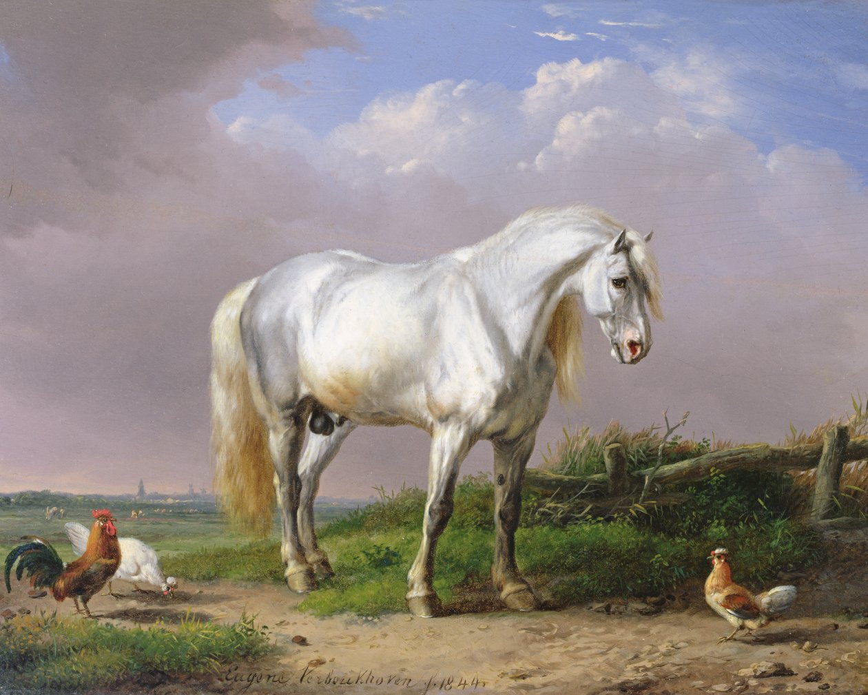 Grauer Hengst von Eugene Joseph Verboeckhoven