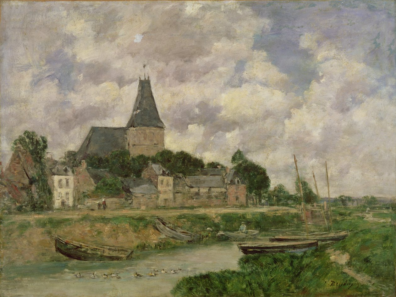 Quittebeuf, 1893 von Eugene Louis Boudin