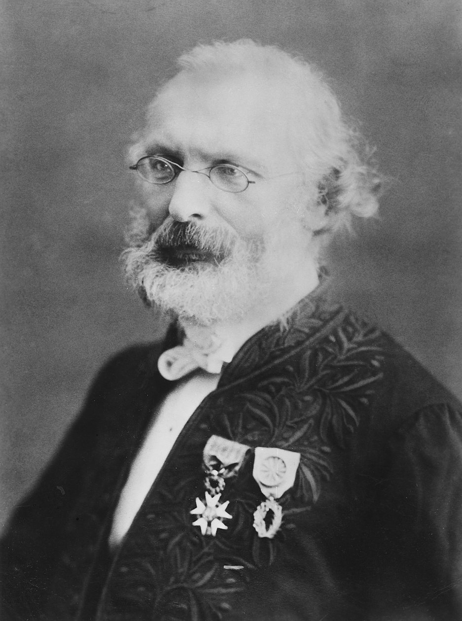 Porträt von Frédéric Passy von Eugene Pirou