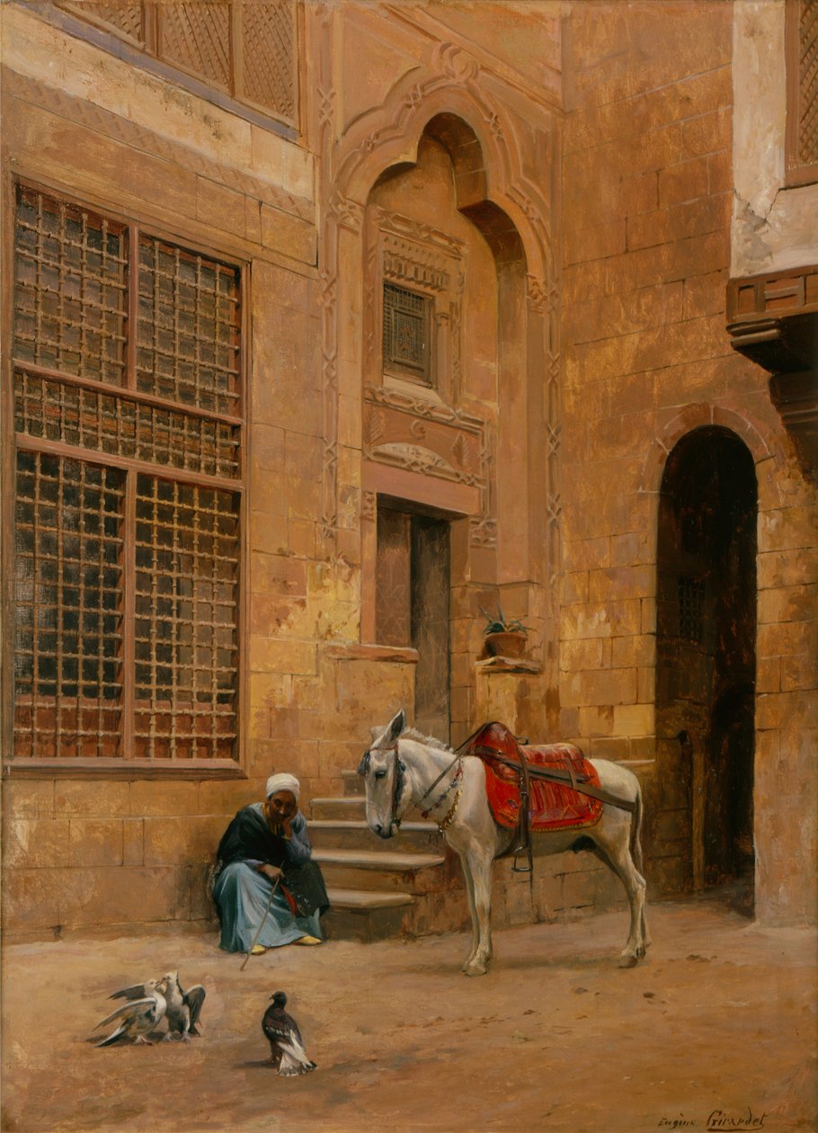 Der Innenhof von Eugene Alexis Girardet