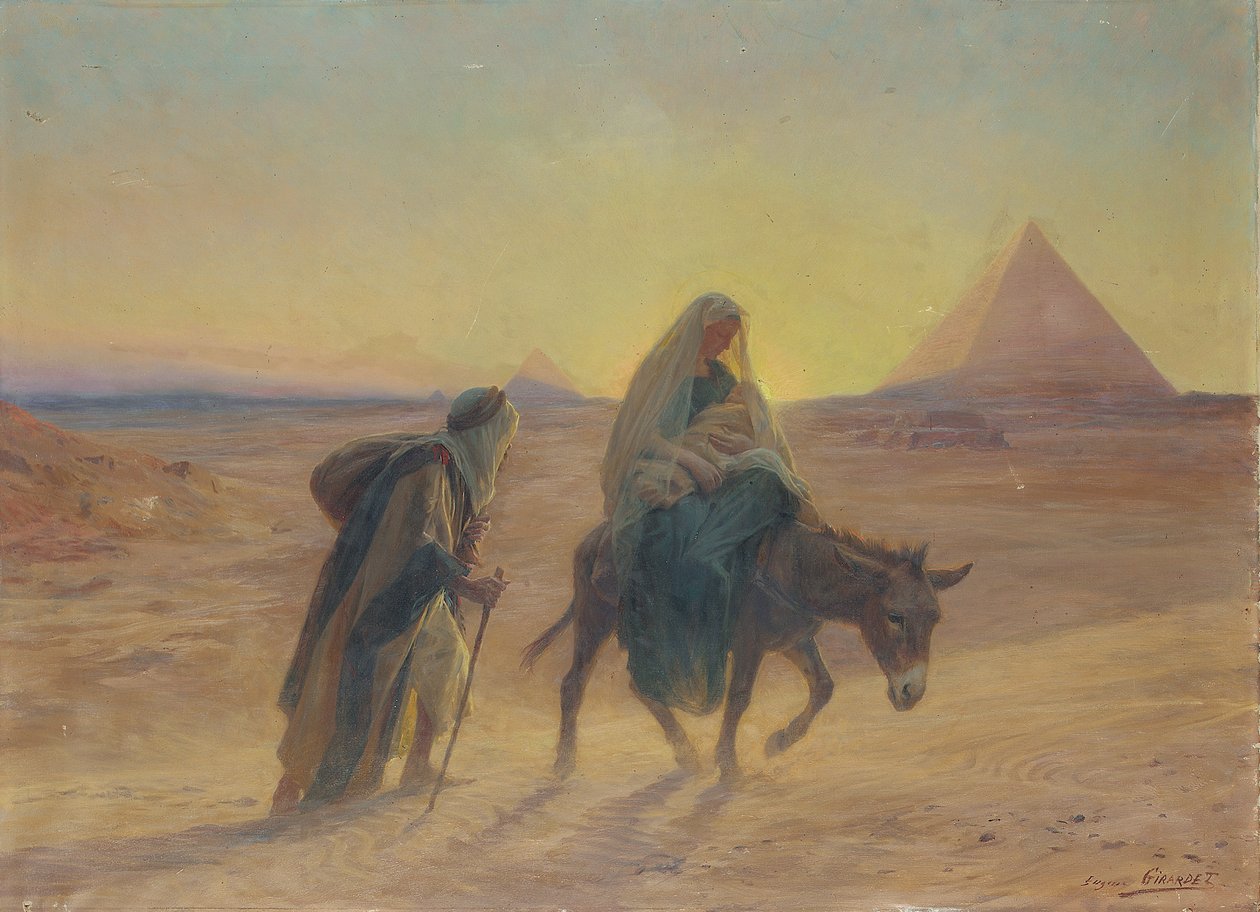 Die Flucht nach Ägypten von Eugene Alexis Girardet