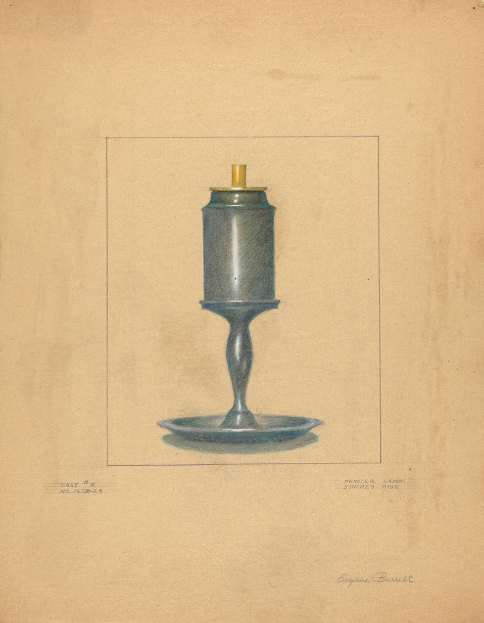 Zinnlampe von Eugene Barrell