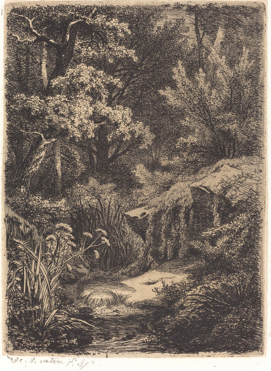 Der kleine Bach (Le petit ruisseau) von Eugene Bléry