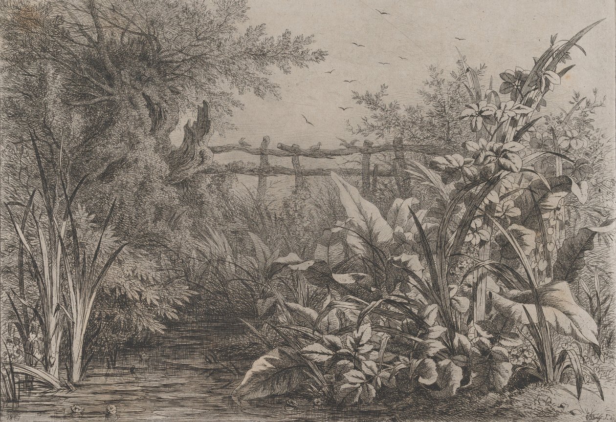 Der Teich, 1857 von Eugene Bléry