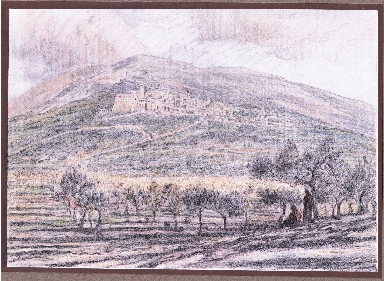 Assisi von Eugene Burnand