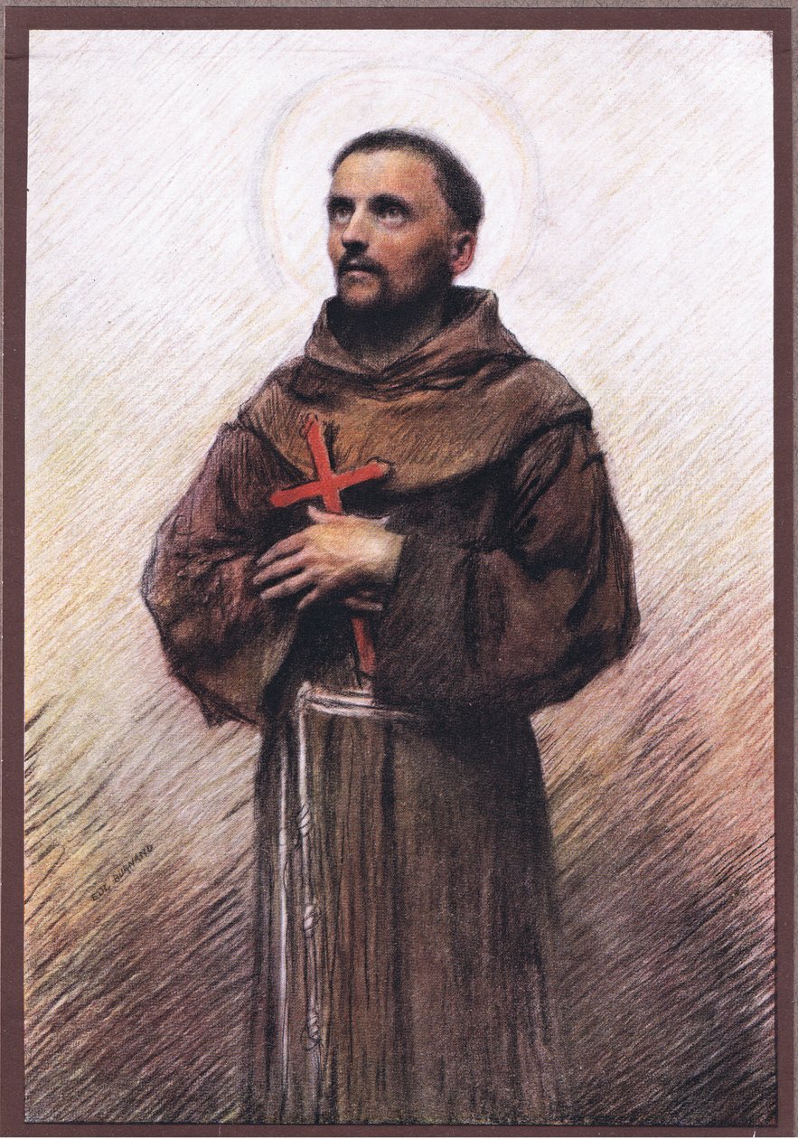 Der heilige Franziskus von Eugene Burnand