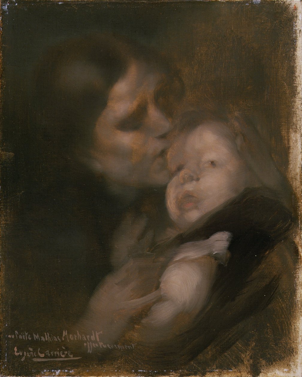 Mutter und Kind von Eugène Carrière