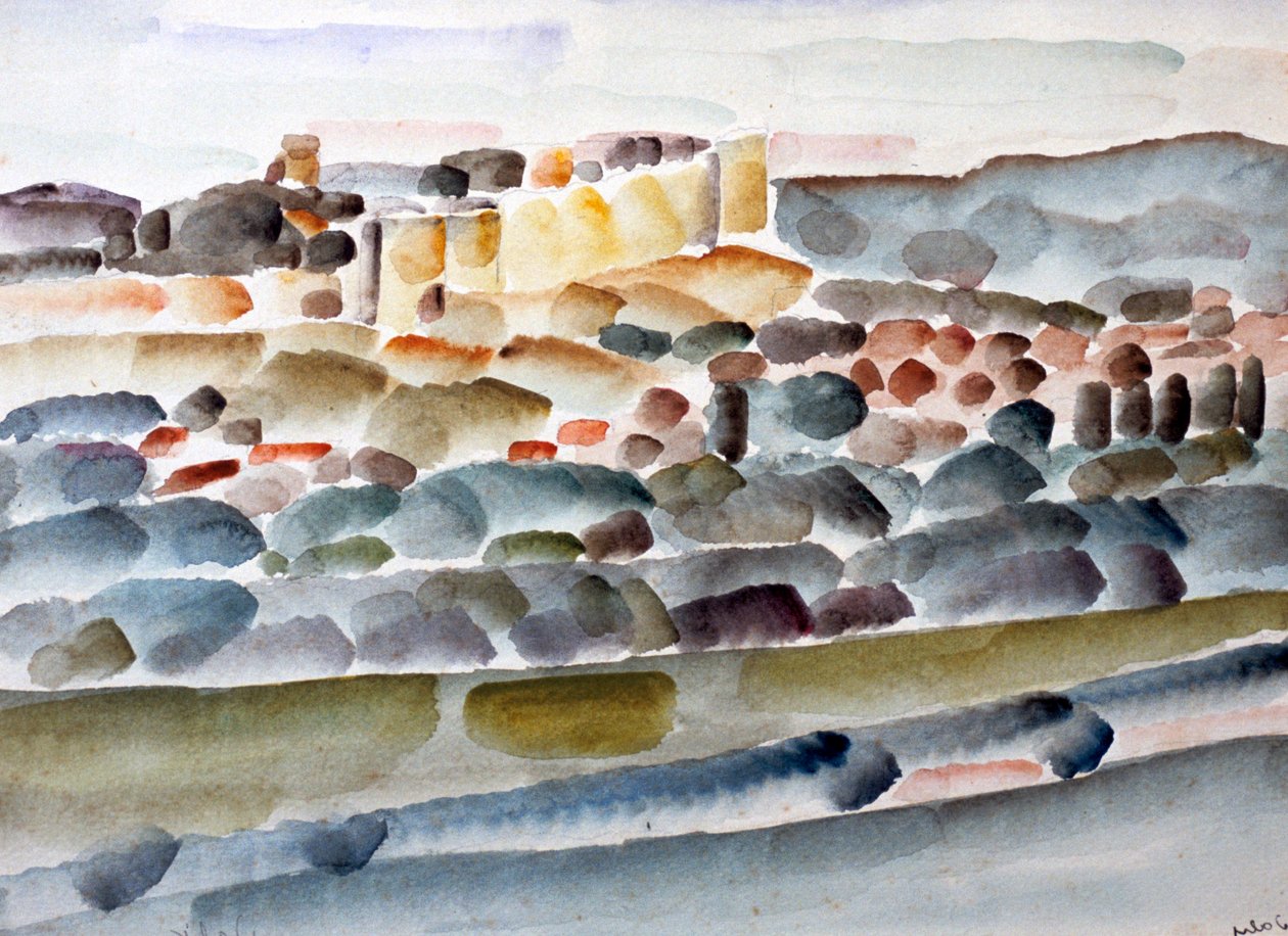 Durchgang durch das Schloss, ca. 1918-1936 von Eugene Dabit