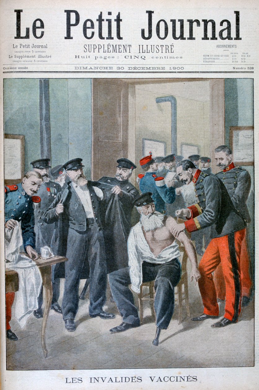 Impfungen der alten Soldaten, Paris, 1900 von Eugene Damblans