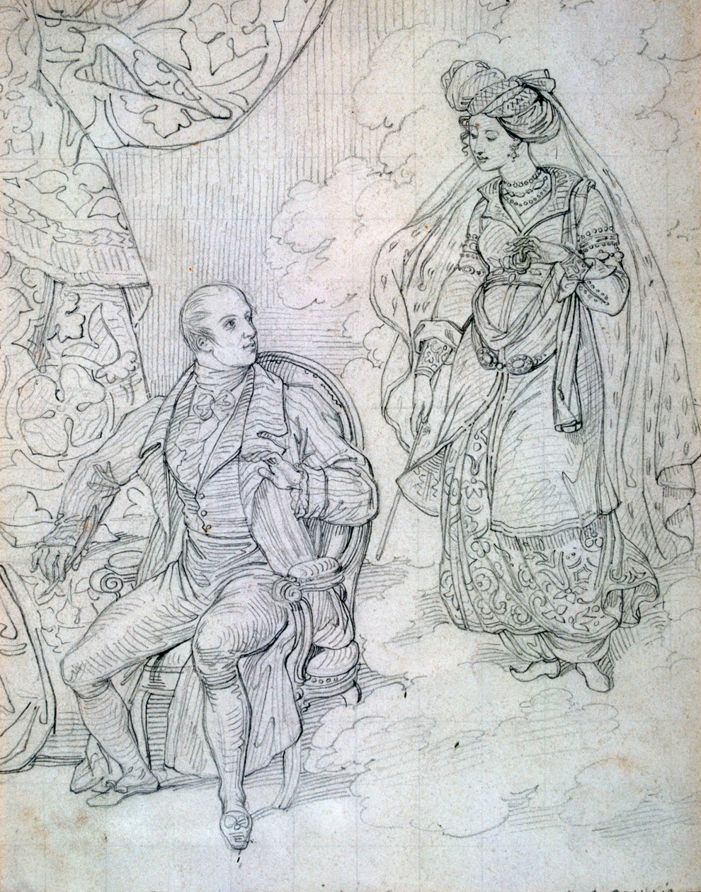 Ohne Titel, ca. 1815-1865 von Eugene Deveria