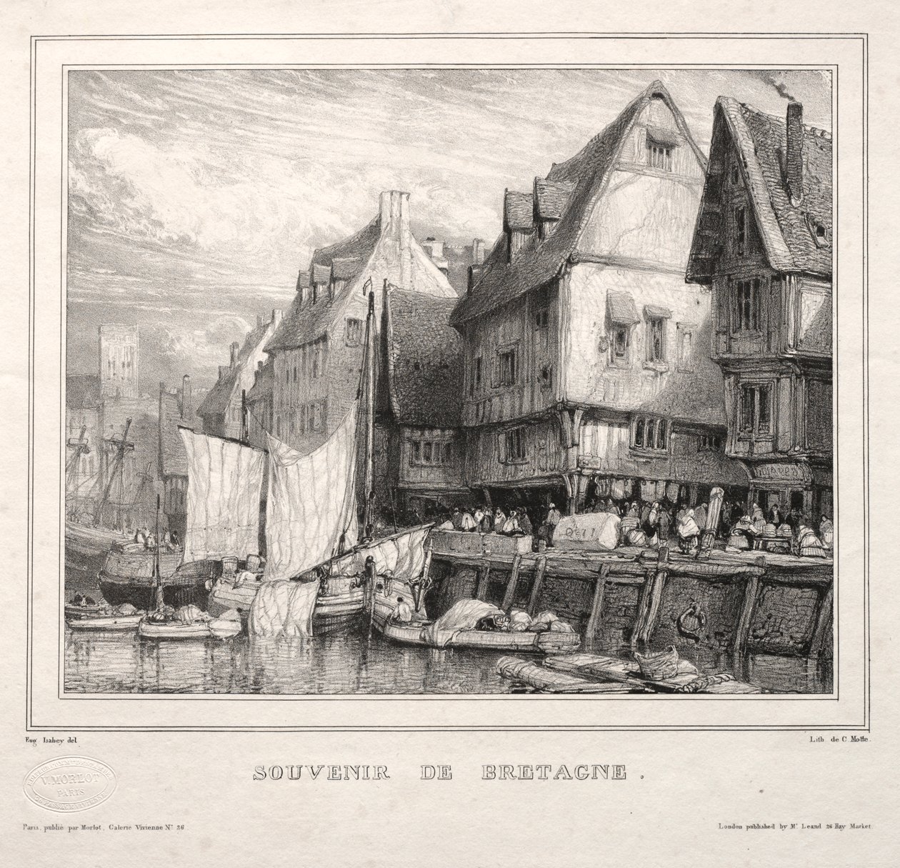 Erinnerungen: Erinnerung an die Bretagne von Eugene Isabey