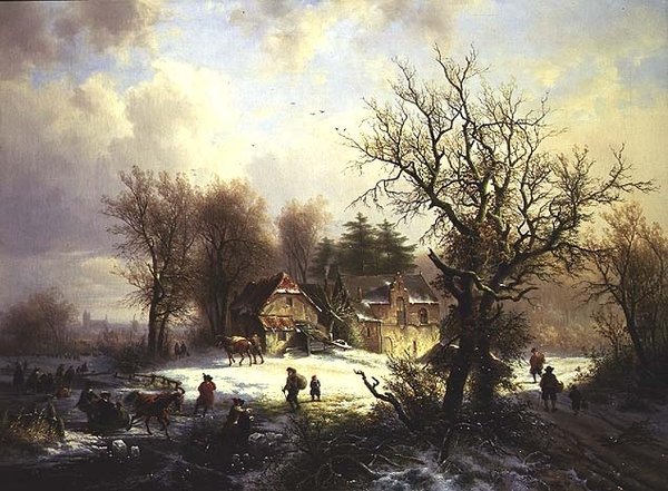 Winterlandschaft von Eugene Joseph Verboeckhoven