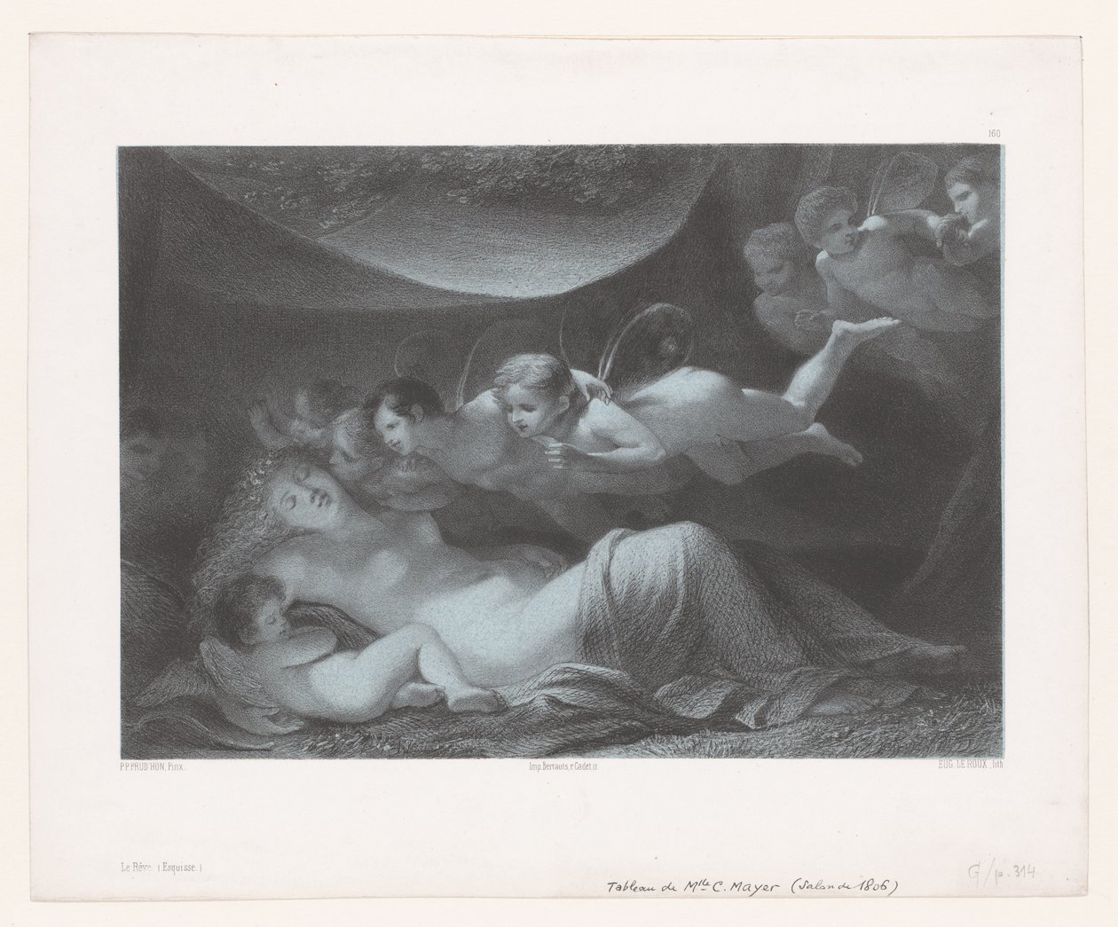 Träumende Psyche von Eugene Leroux