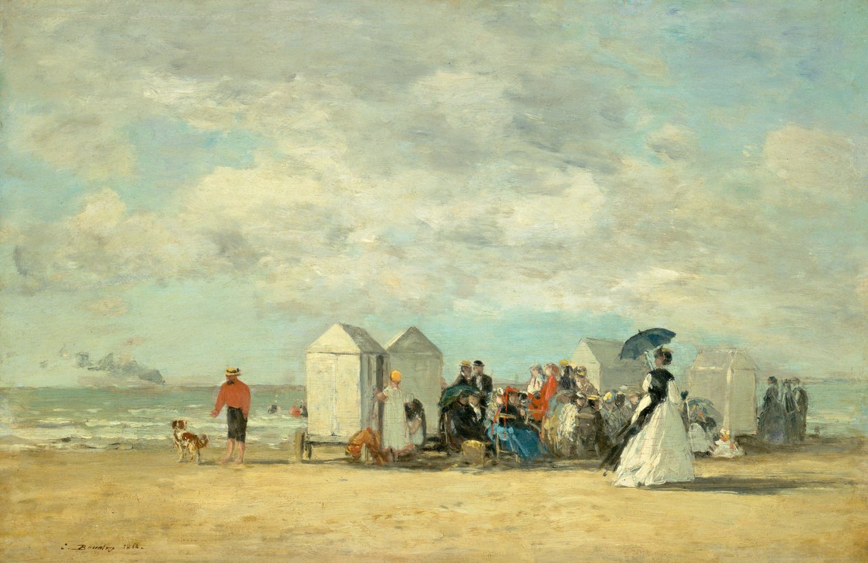 Strandszene von Eugene Louis Boudin