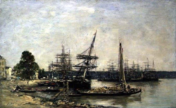 Bordeaux von Eugene Louis Boudin