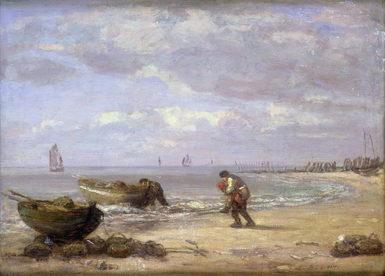 Ebbe bei Honfleur von Eugene Louis Boudin