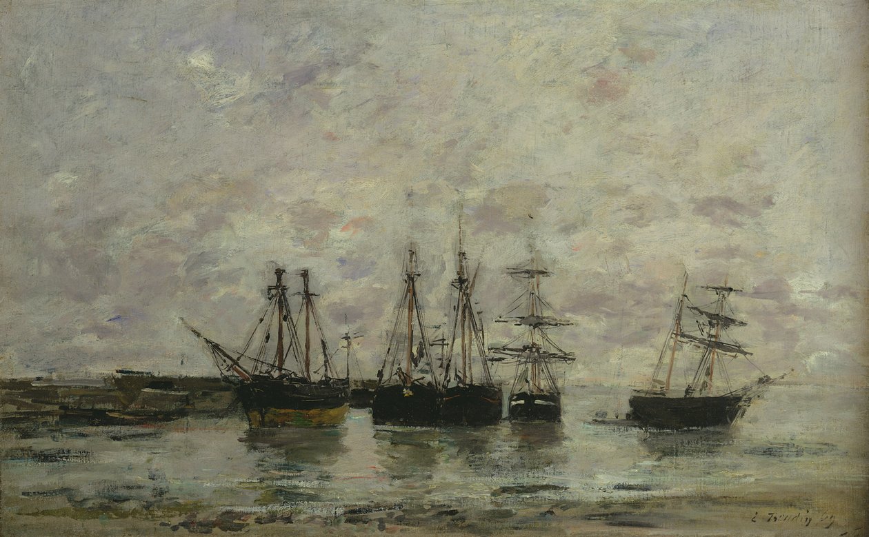 Portrieux, 1869 von Eugene Louis Boudin