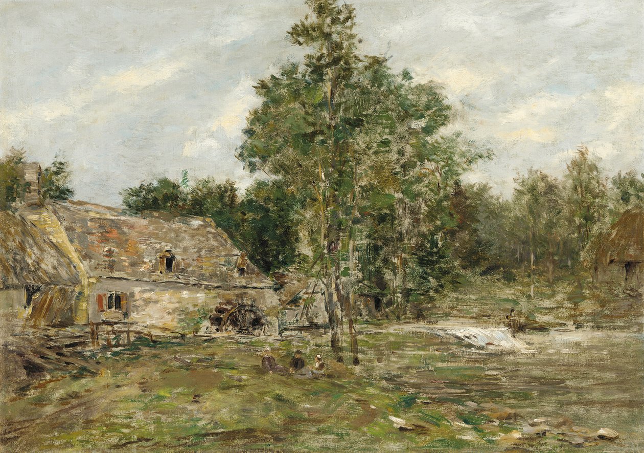 Saint-Cenery, die Mühle, um 1890-92 von Eugene Louis Boudin