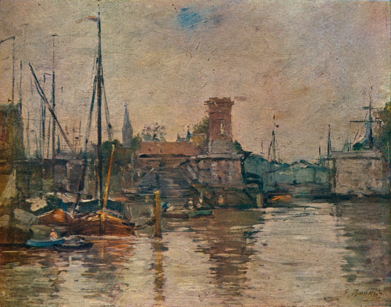 Schifffahrt, 19. Jahrhundert von Eugene Louis Boudin