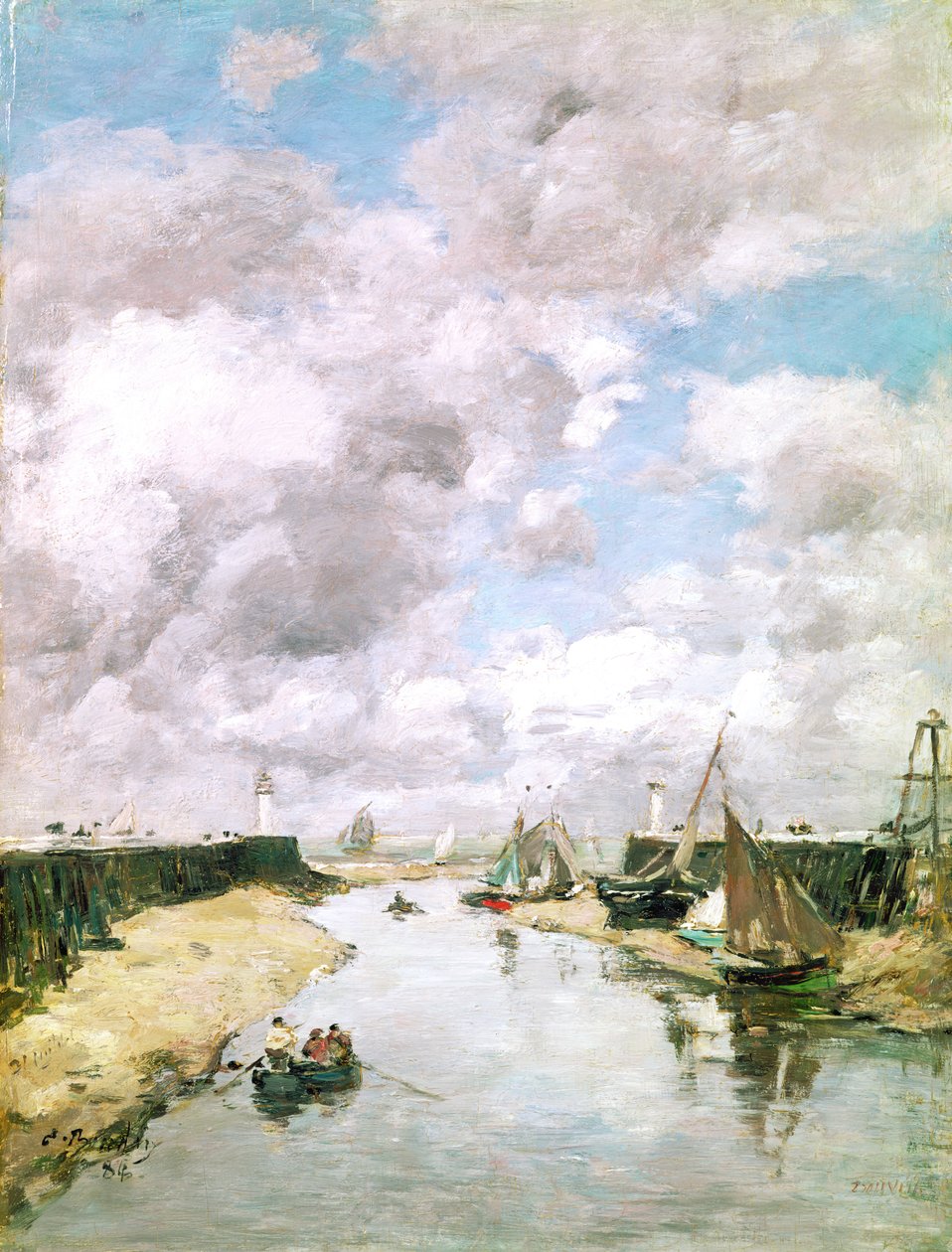 Trouville, 1884 von Eugene Louis Boudin