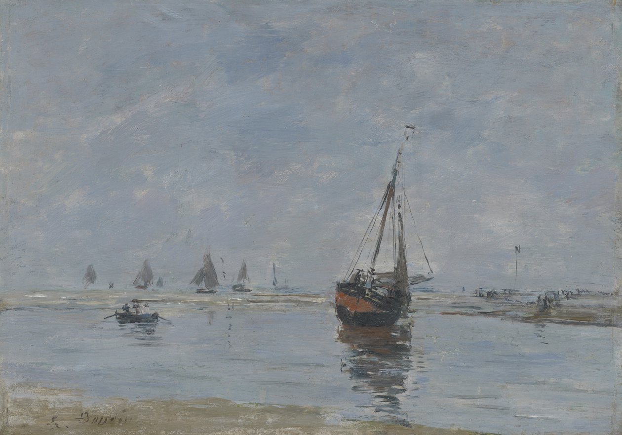 Trouville bei Ebbe, ca. 1888-95 von Eugene Louis Boudin