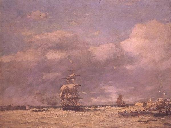 Unbekanntes Bild von Eugene Louis Boudin