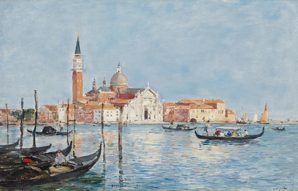 Venedig, Kirche San Giorgio von Eugene Louis Boudin
