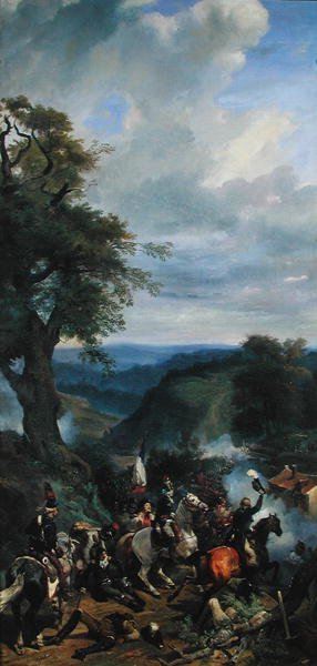 Schlacht in Argonne, September 1792 von Eugene Louis Lami