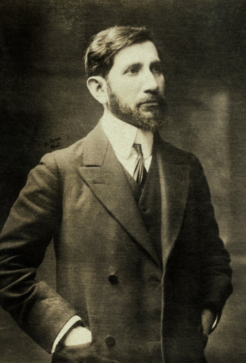 Porträt von Charles Maurras von Eugene Pirou