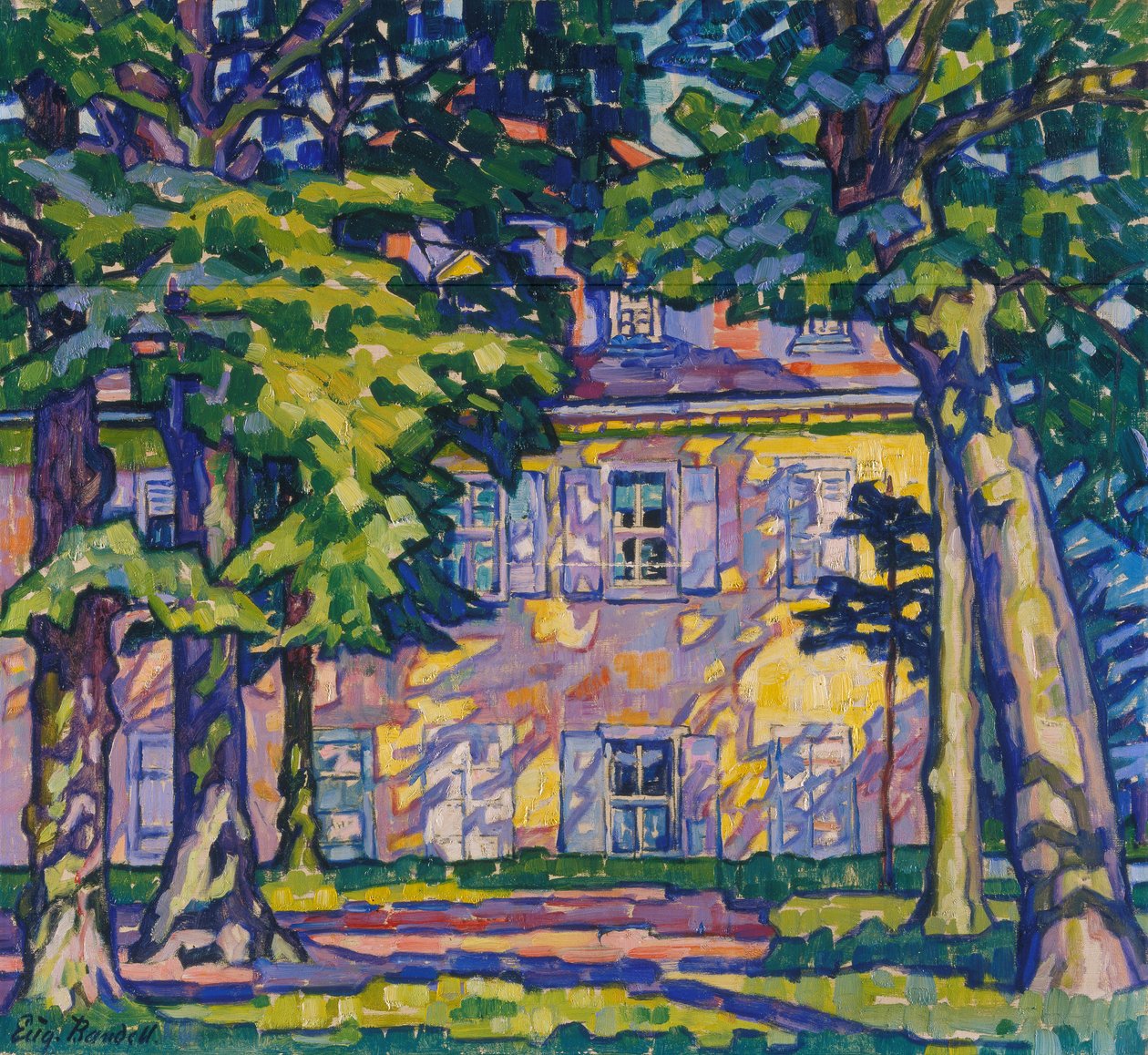 Sonne am Nachmittag (Wilhelmsbad) von Eugenie Bandell