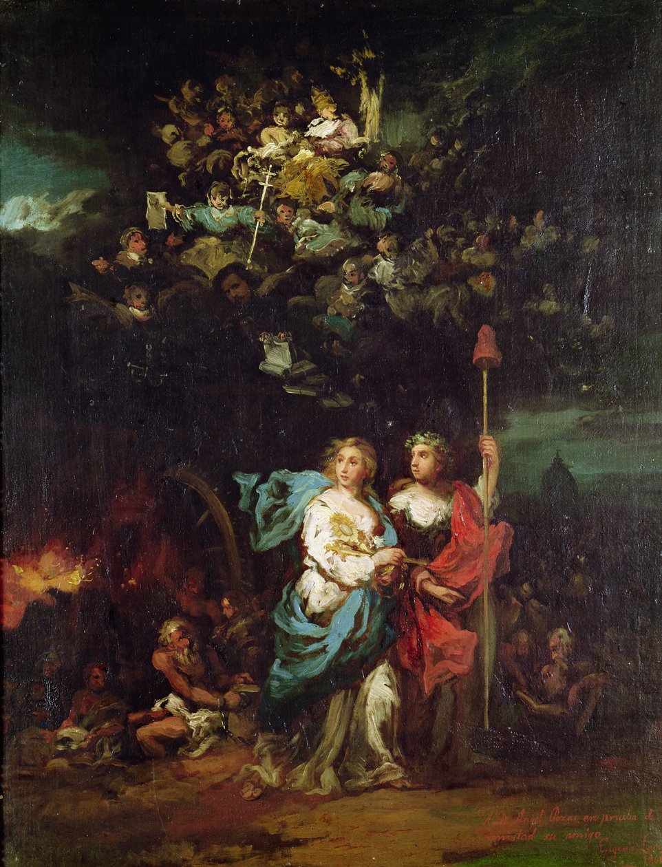 Die Kirche geführt von der Freiheit, 1861 von Eugenio Lucas Velázquez