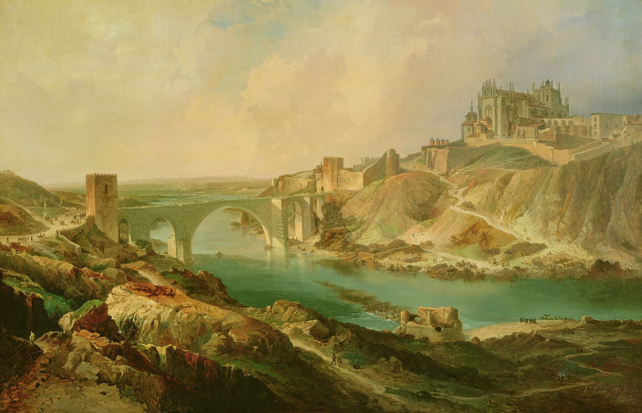 Ansicht von Toledo, 1854 von Eugenio Lucas y Padilla