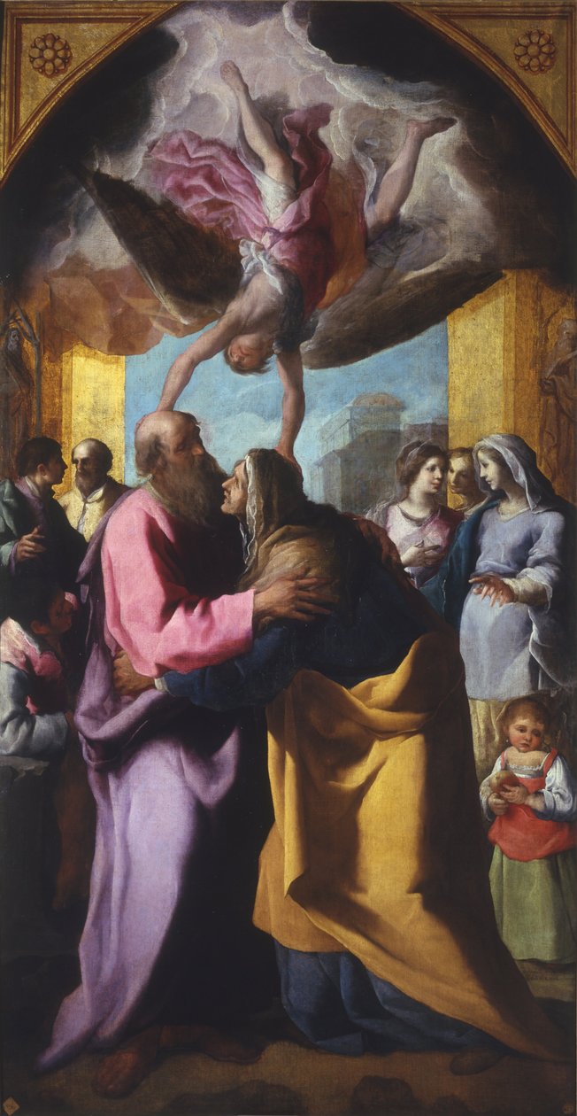 Begegnung am Goldenen Tor von Eugenio Caxes