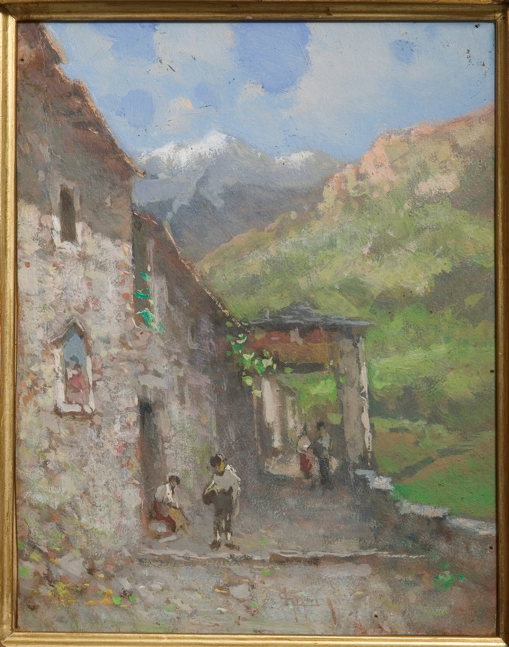 Alpendorf von Eugenio Gignous