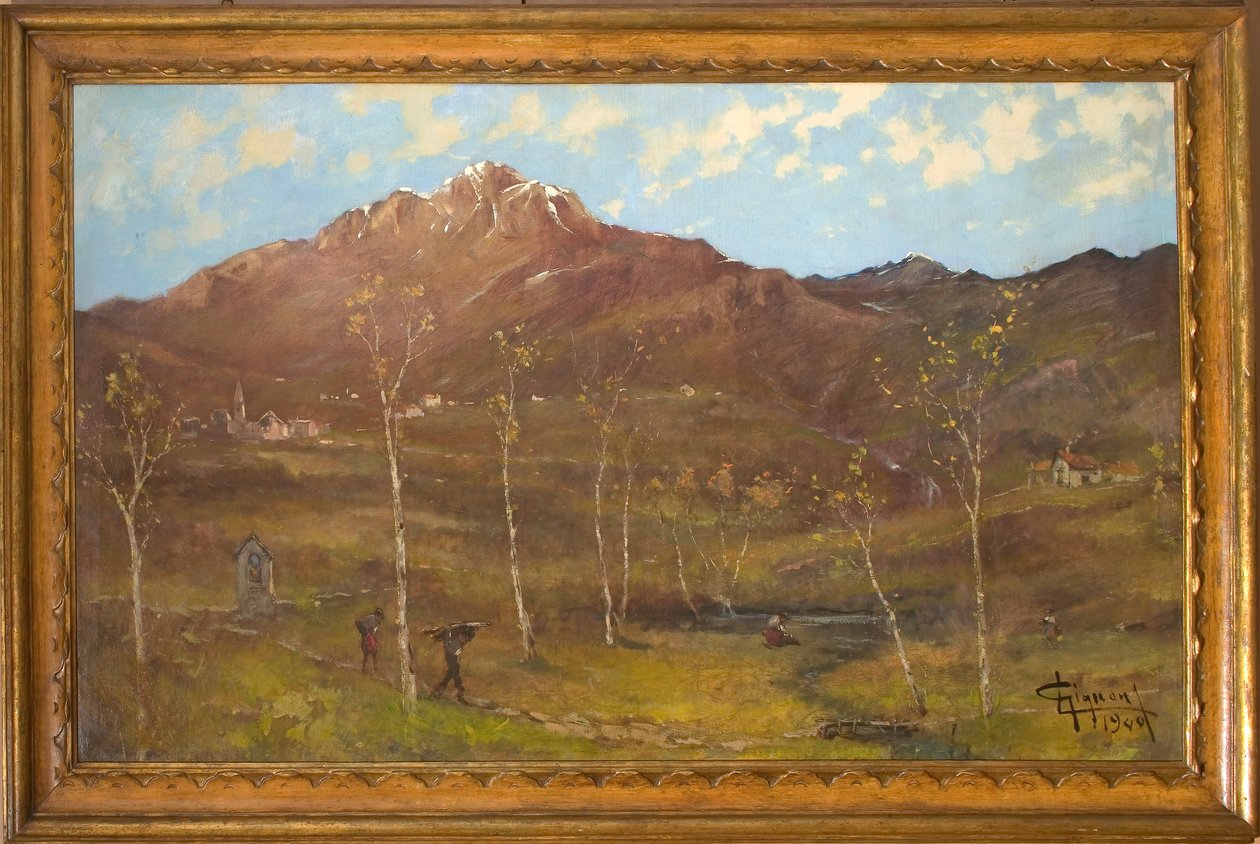 Berglandschaft von Eugenio Gignous