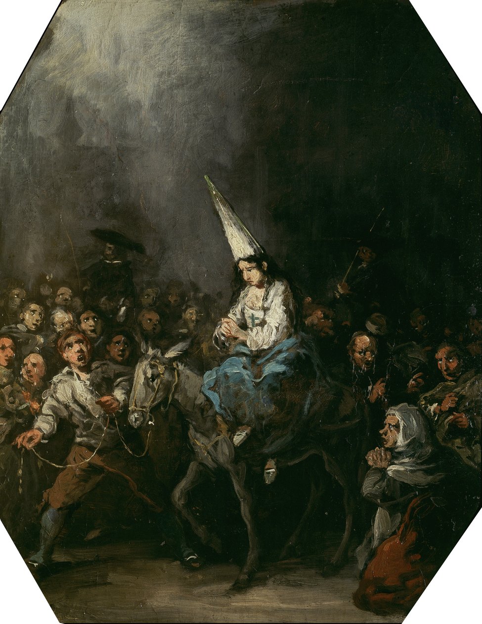 Verurteilt durch die Inquisition, ca. 1860 von Eugenio Lucas Velázquez