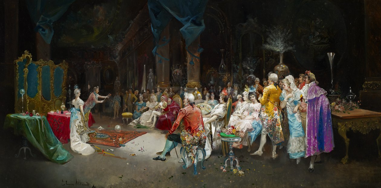 Der Magier im Palast von Eugenio Lucas Villaamil