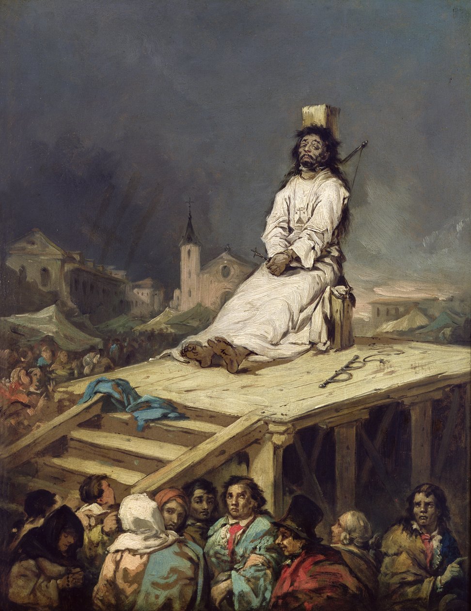 Die Garrotte von Eugenio Lucas y Padilla