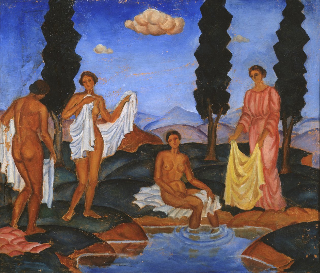 Badende, 1910 von Eugeniusz Zak