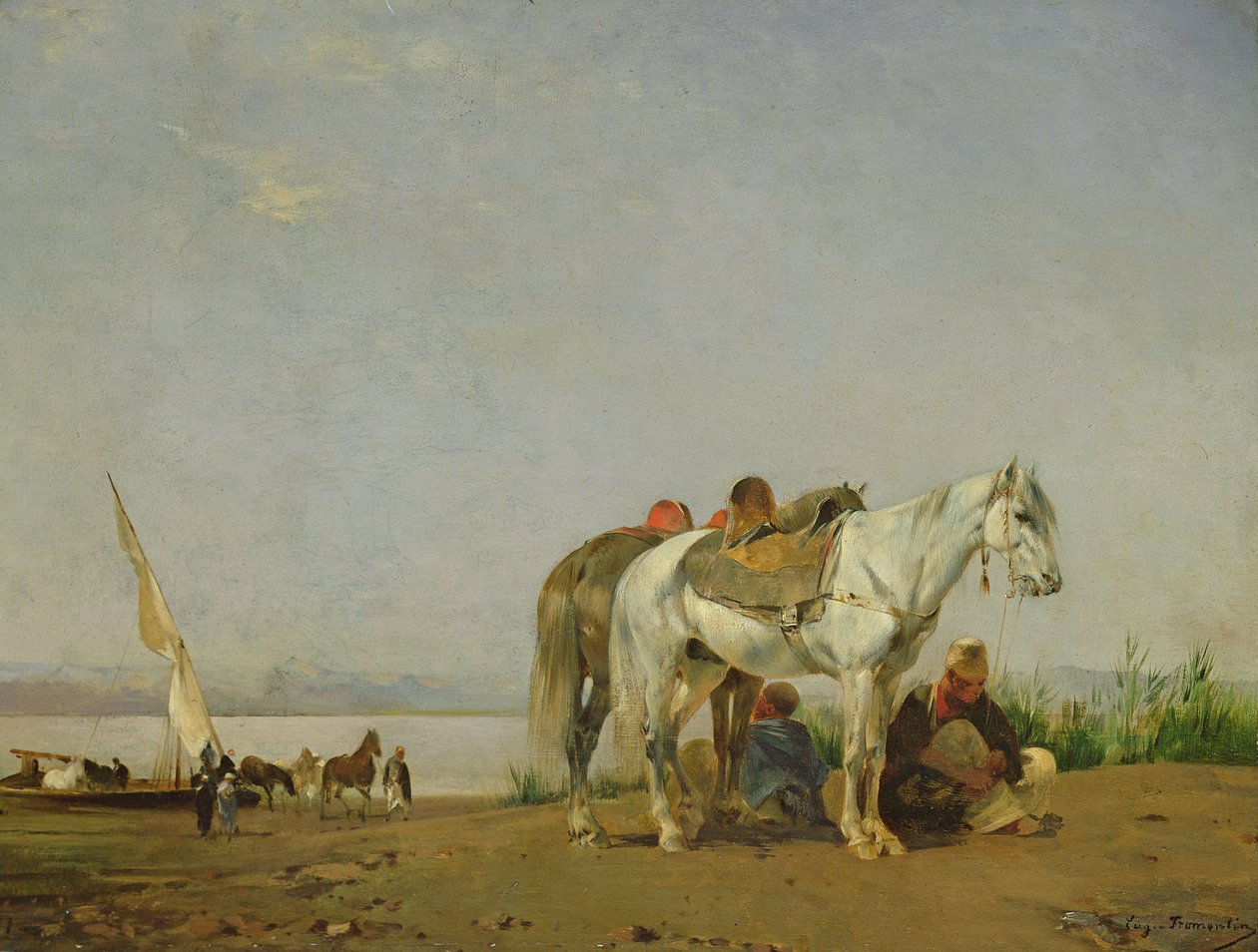 Am Ufer des Nils, 1871 von Eugène Fromentin