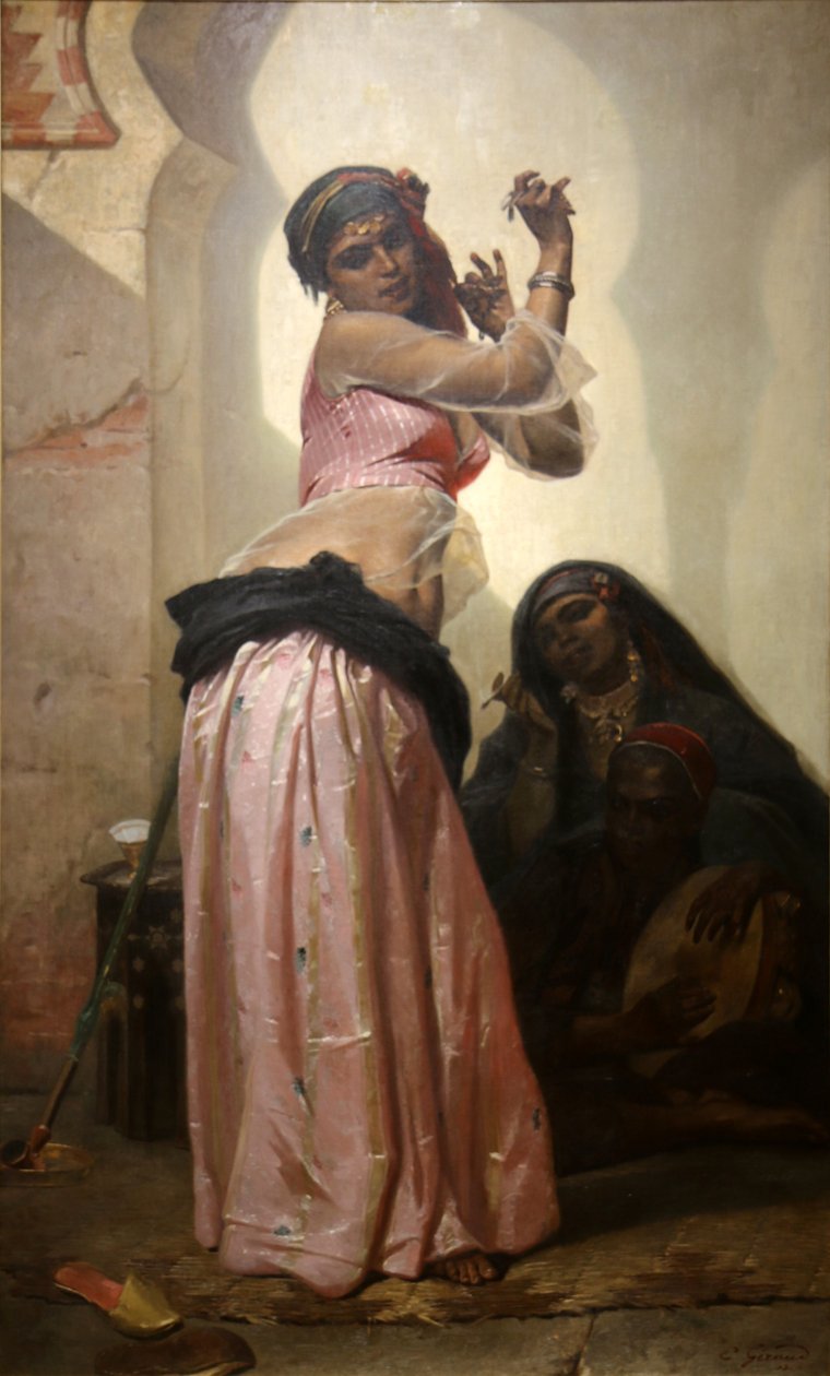 Tänzerin in Kairo von Pierre François Eugène Giraud