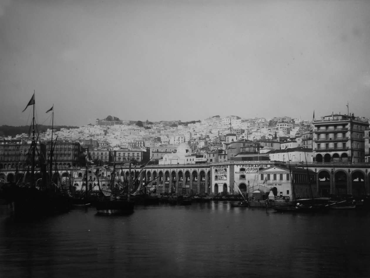 Der Hafen von Algier von Eugène Trutat