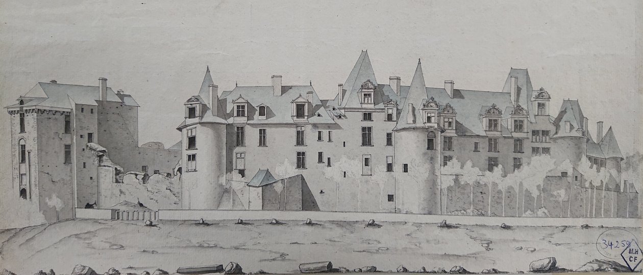Das Schloss von Châteaubriant von Eugène Viollet-le-Duc von Eugène Viollet le Duc
