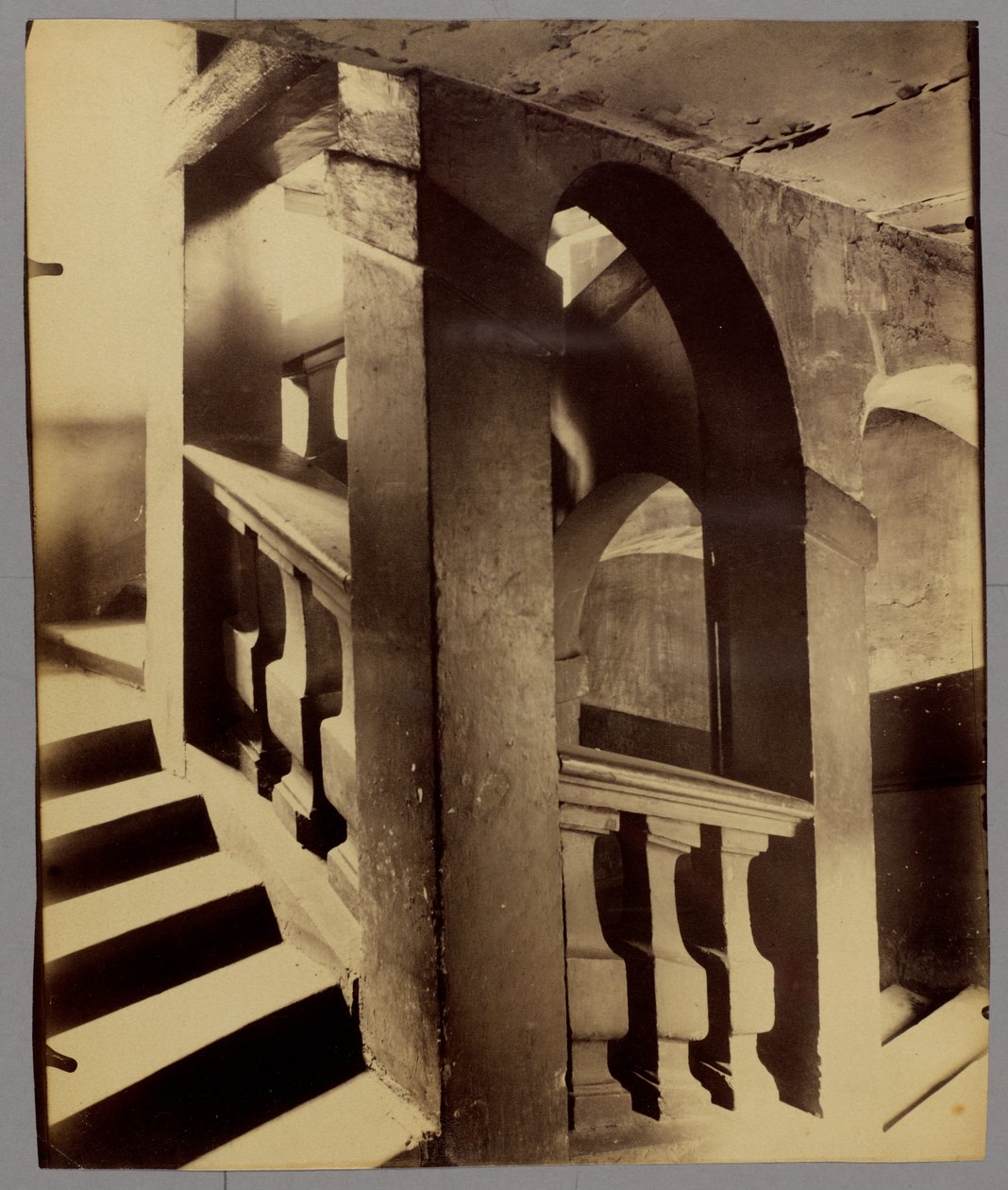 Treppe, 25 rue des Blancs-Manteaux von Eugène Atget