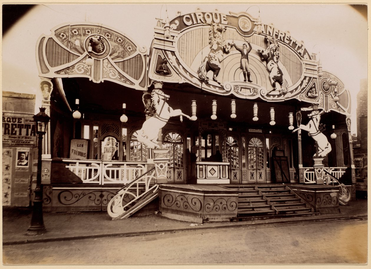 Jahrmarkt der Invaliden von Eugène Atget