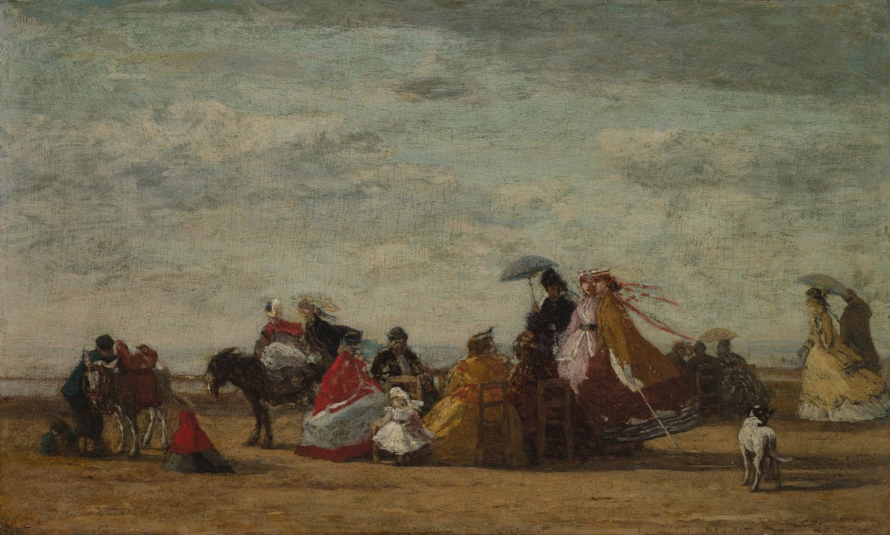 Strandszene von Eugène Boudin