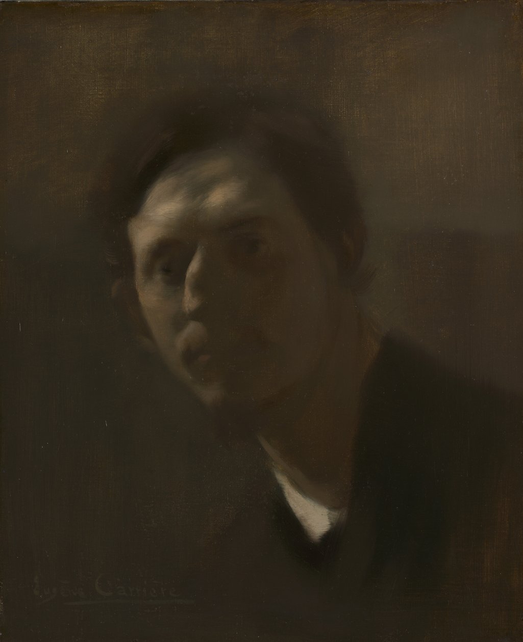 Armand Berton, um 1891 von Eugène Carrière