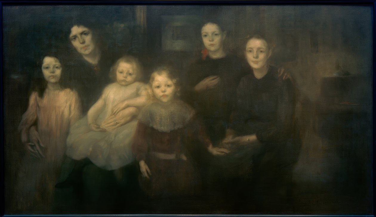 Familie des Künstlers von Eugène Carrière